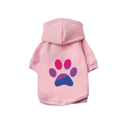 Pink Hooded Dog Sweatshirt